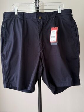 Southern Marsh Navy Flat-Front Performance Shorts